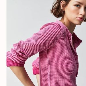 NWT FREE PEOPLE One Colt Top, Size:XS, Color: Bubble Tea Mauve